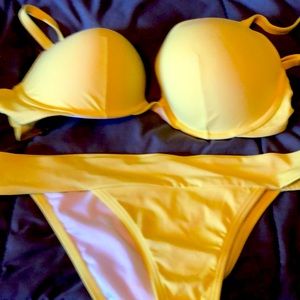 Yellow bikini